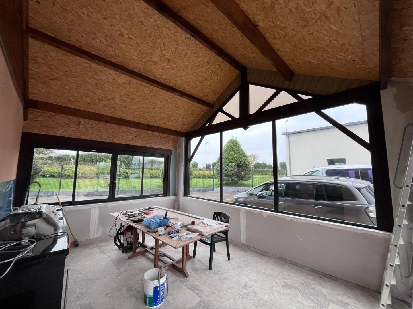Installation de baies vitrées Bochassy dans la manche à Avranches
