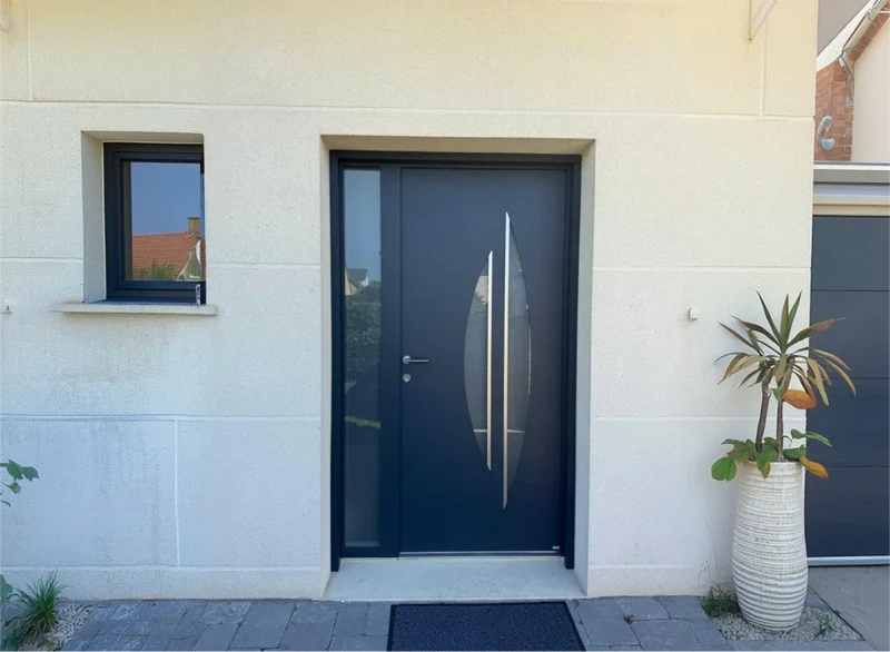 Porte aluminium à Avranches
