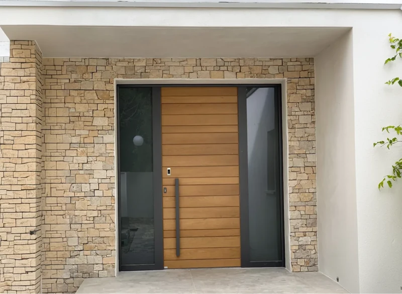 Porte mixte Bois/Aluminium à Cherbourg