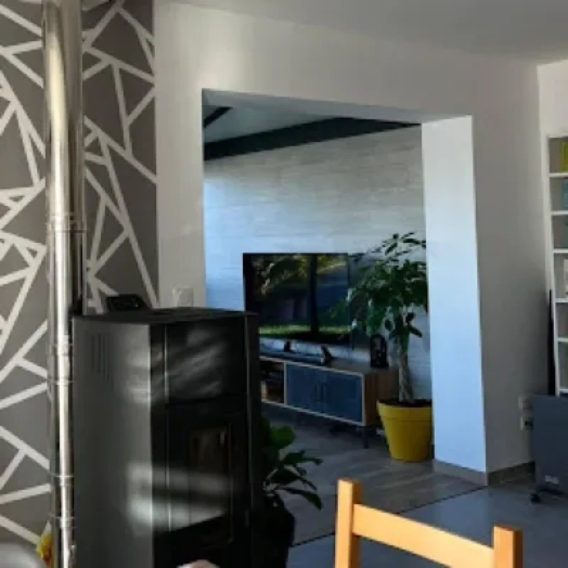 Photo 2 — Installation d’une véranda Soko à toit plat dans la Manche à Granville