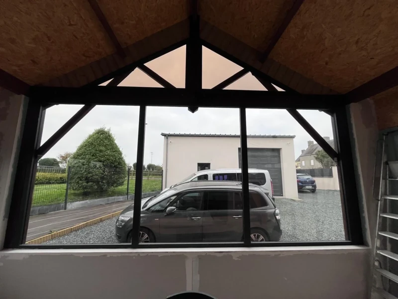 Photo 2 — Installation de baies vitrées Bochassy dans la manche à Avranches