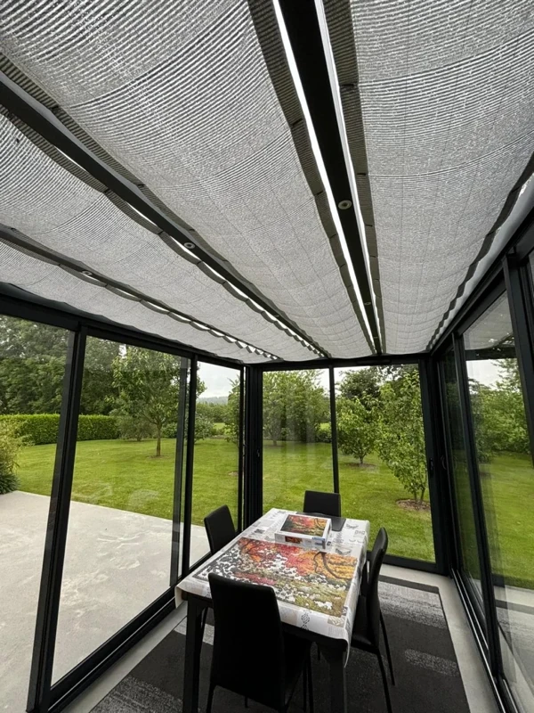 Photo 3 — Pose d'une pergola dans la manche à Saint-Lô